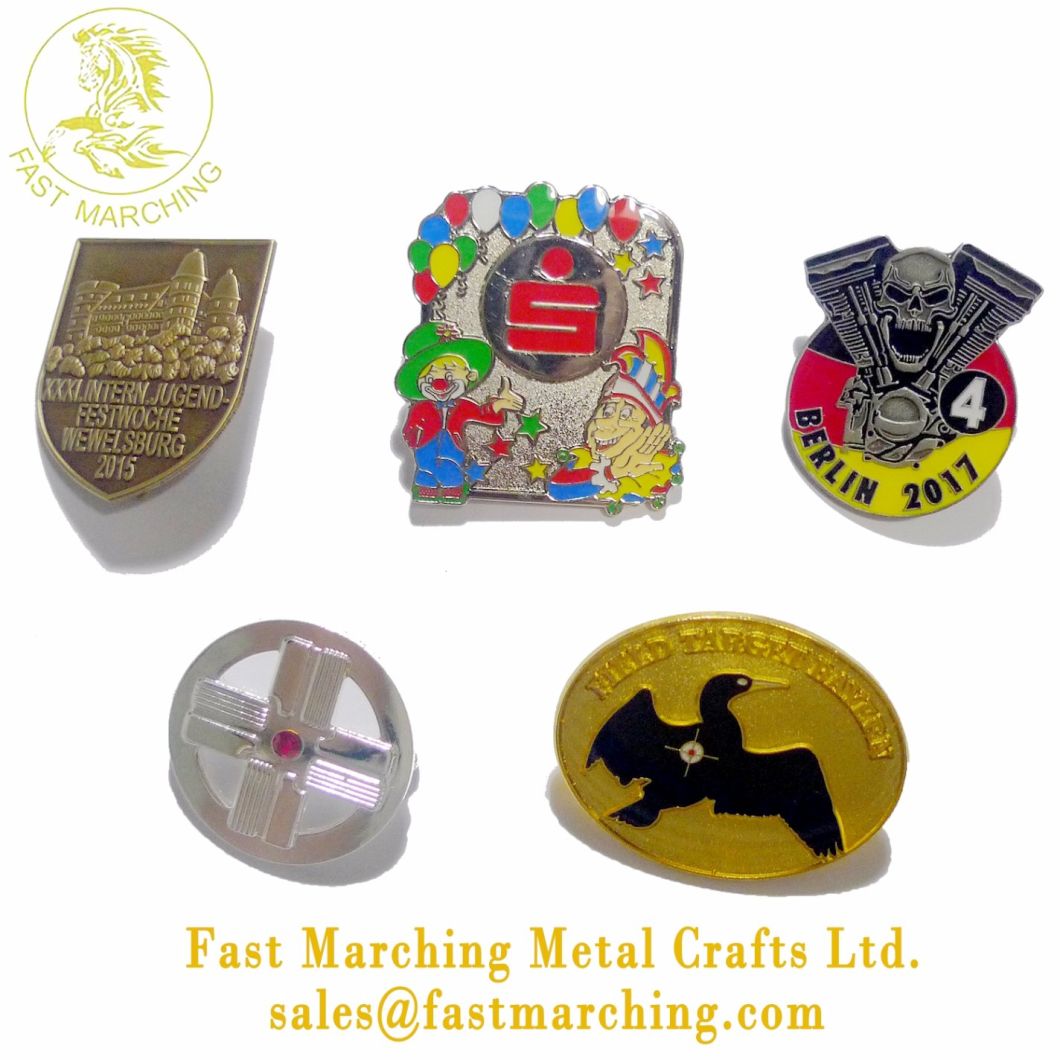 Custom Metal Kid Cartoon Lapel Pin Manufacturers China Print Badges