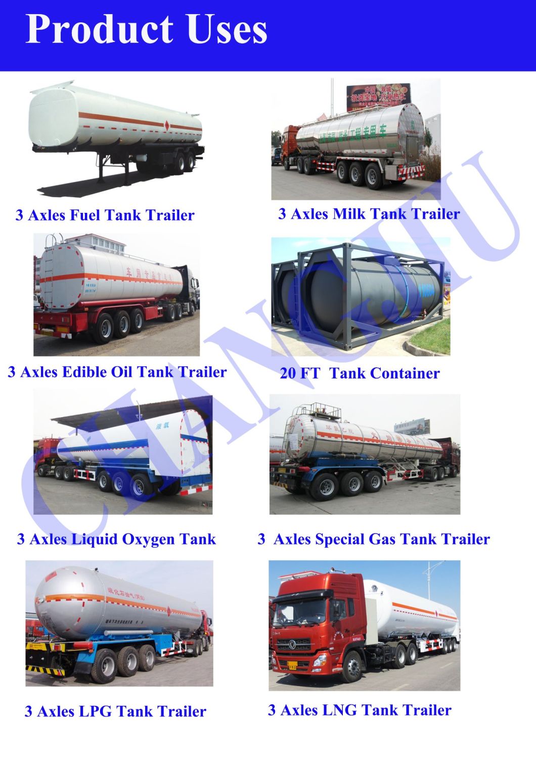 3 Axles 45m3/10000gal Carbon Steel Aluminium Alloy Fuel/Cement/Powder/Diesel/Petrol/ Gasoline/Milk/Bitumen/Water/LNG/LPG/Liquid Tank Tanker Truck Semi Trailer