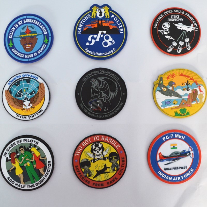 China Supplier Custom PVC Rubber Company Logo Patch