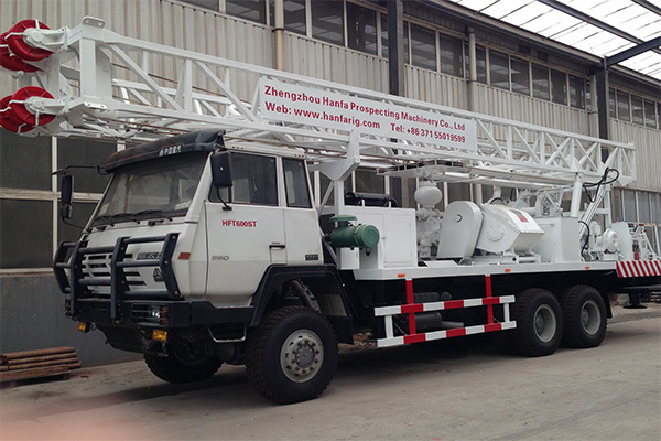 Truck Mounted Underground Tunnel Drilling Rig Hft600st