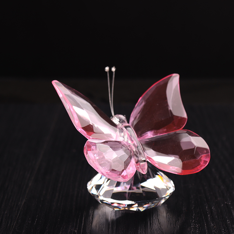 Wholesale Wedding Favor Crystal Butterfly Figurine for Decoration (KS28020)