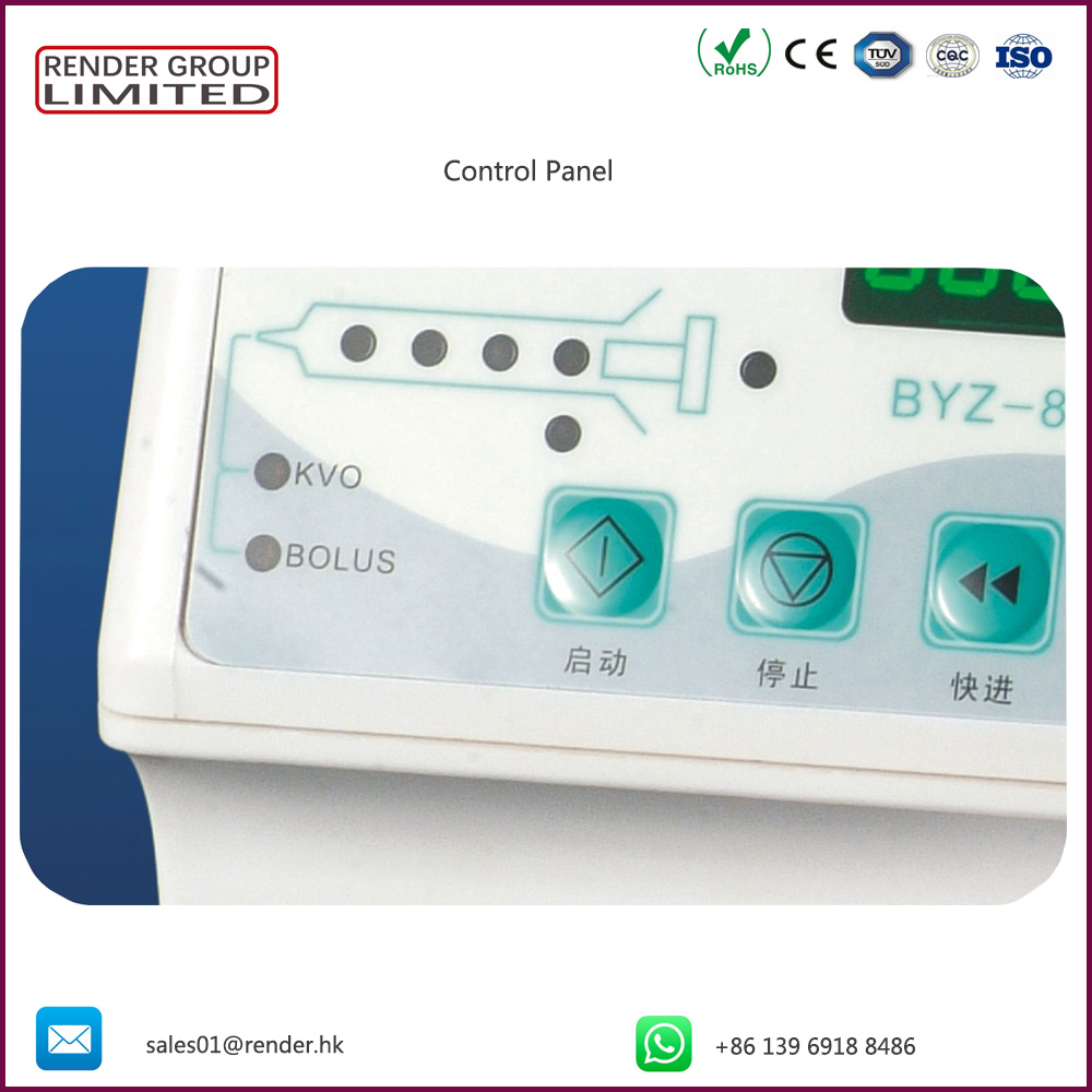 HD LCD Display Single Track Medical Syringe Pump