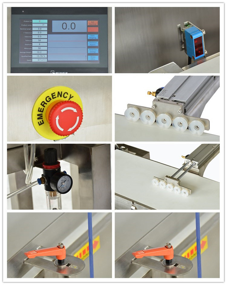 Automatic Customized Size in Line Checkweigher with Rejecter