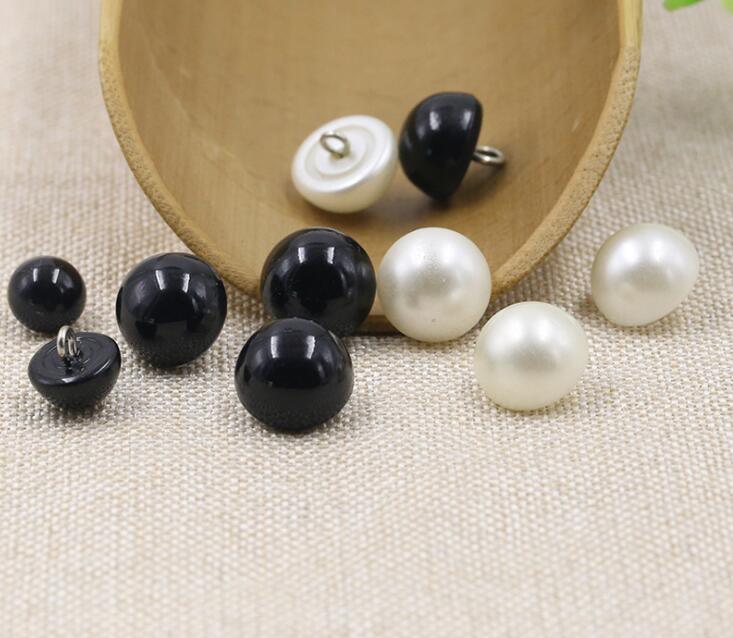 Epoxy Plastic Mushroom Pearl Fancy Buttons for Garment/Bags/Shoes