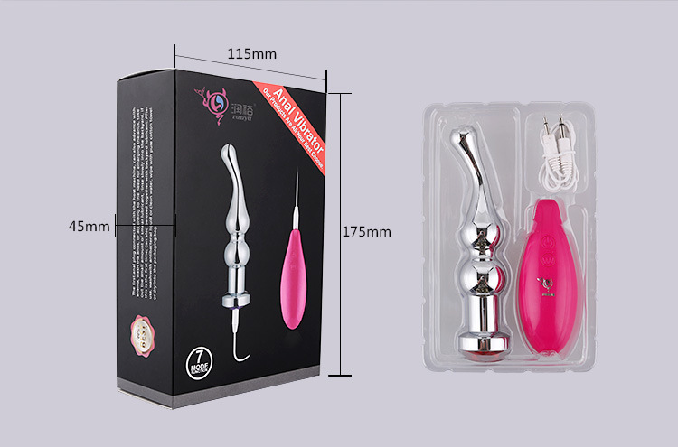 Newest Aluminium Series Sex Toy Vibrating Anal Plug for Ass