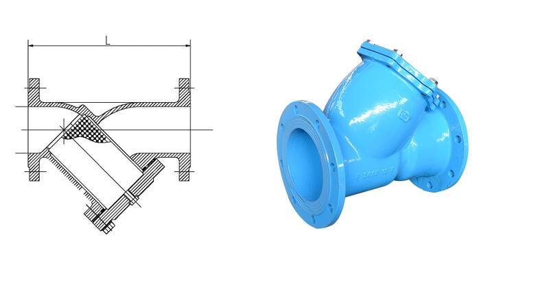 Iron Material Y Type Strainer