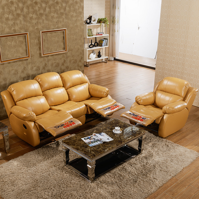 New and modern L-Shape Sectional Recliner Sofa Set