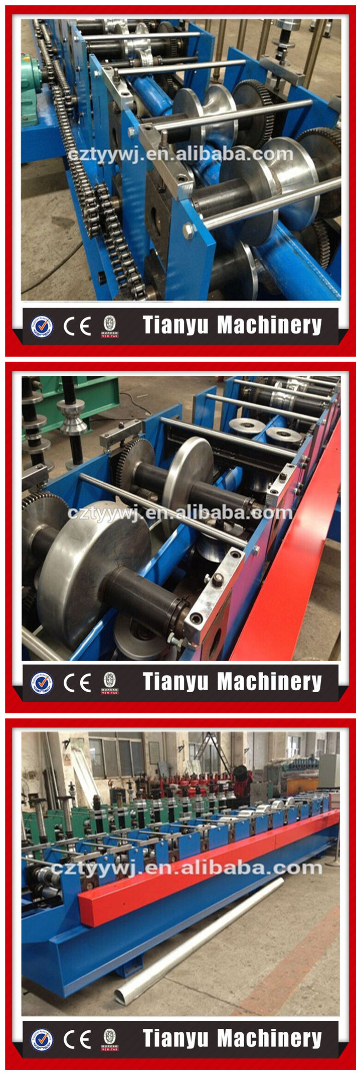 Colorful Steel Downpipe Cold Bending Roll Forming Machine