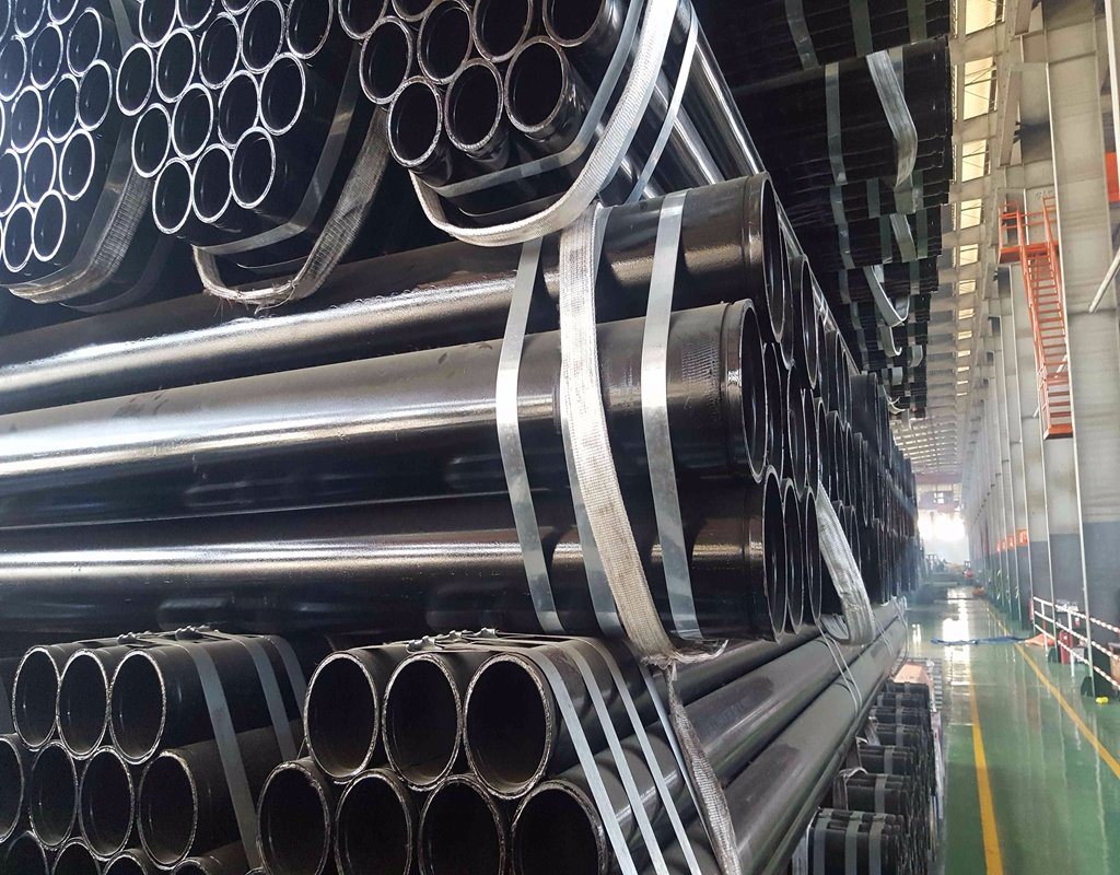 Youfa Brand Manufacturer ASTM A53 Gr. B Oiled Finish ERW Steel Pipe