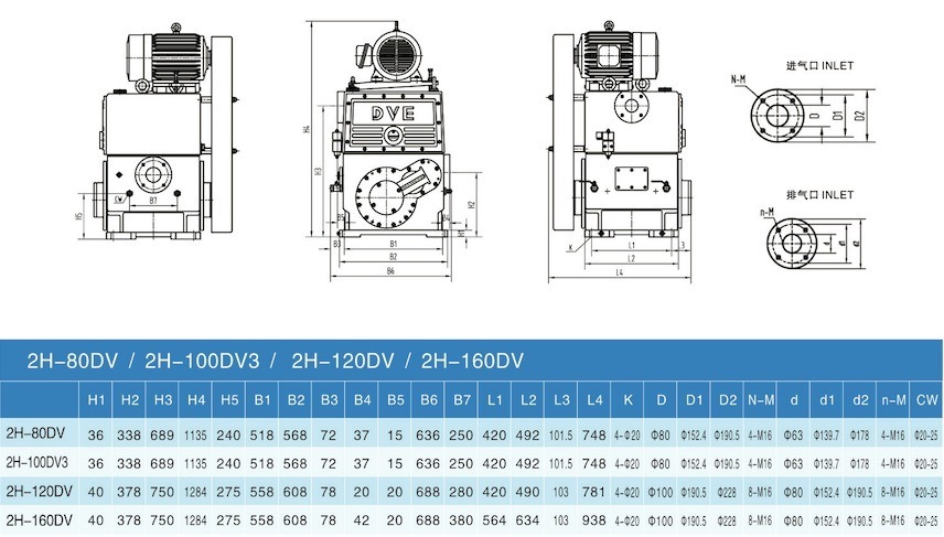 Rotary Piston Vacuum Pump for Transformer Oil Purifying Plants