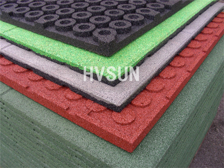 New Generation Roll of Rubber Mat with EPDM Flecks Roll Recycled Colorful Rubber Flooring