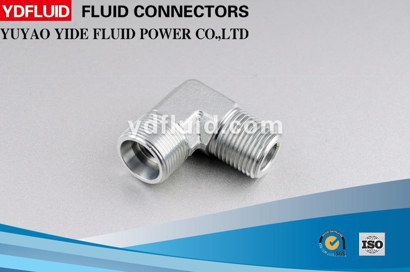China Supply Hydraulic Fittings Iron Male Threaded 90 Elbow in Pipe Fitting