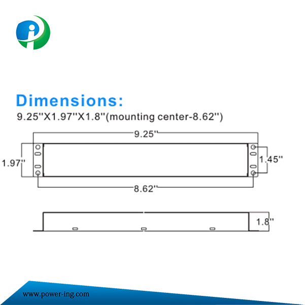 8 Watts Constant Output Power (internal isolate driver)