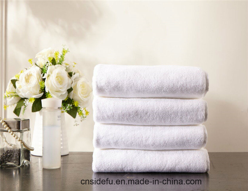 Hotel Design White 100 Cotton 21s/2 Plain Bath Mat