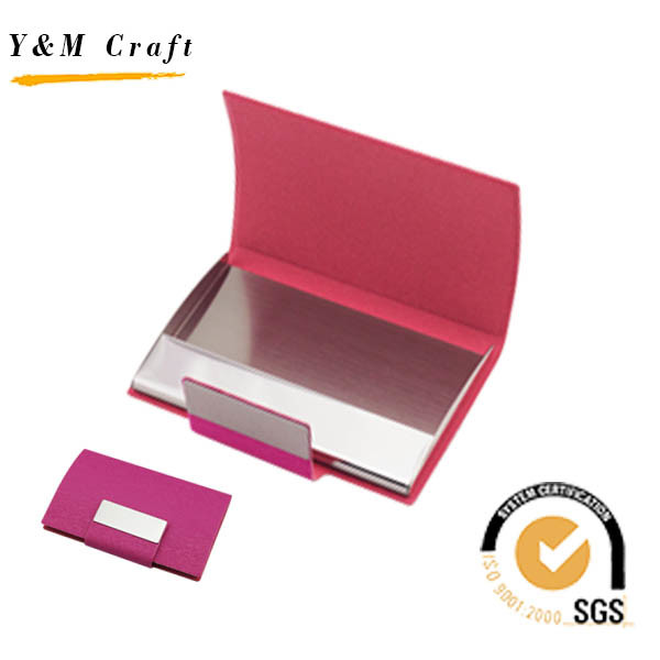 High Quality Leather Name Card Case for Promotional Gifts