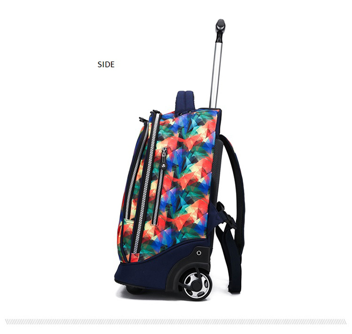 Eminent Trolley Backpack Bag Wheeled Laptop Suitcase School Travel Bag