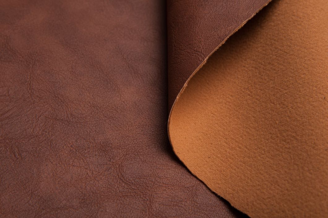 100% Embossing PU Leather Fabric for Sofa