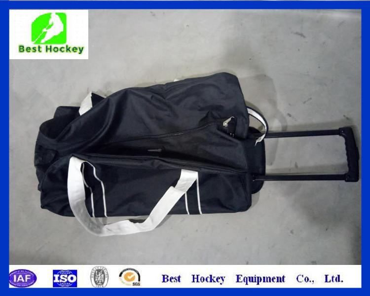 Heavy Duty Double Zippers Wheeled Ice Hockey Bags