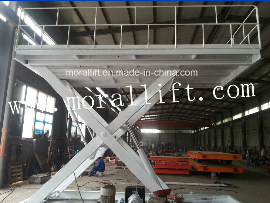 Hydraulic Scissor Car Lifting Equipment with CE fro Sale