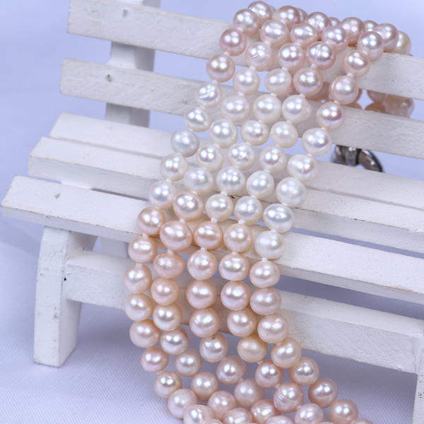 Five Rows Freshwater Pearl Bracelet