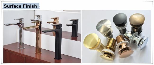 Rotate Handle Matte Black Dzr Brass Basin Faucet Watermark Approval