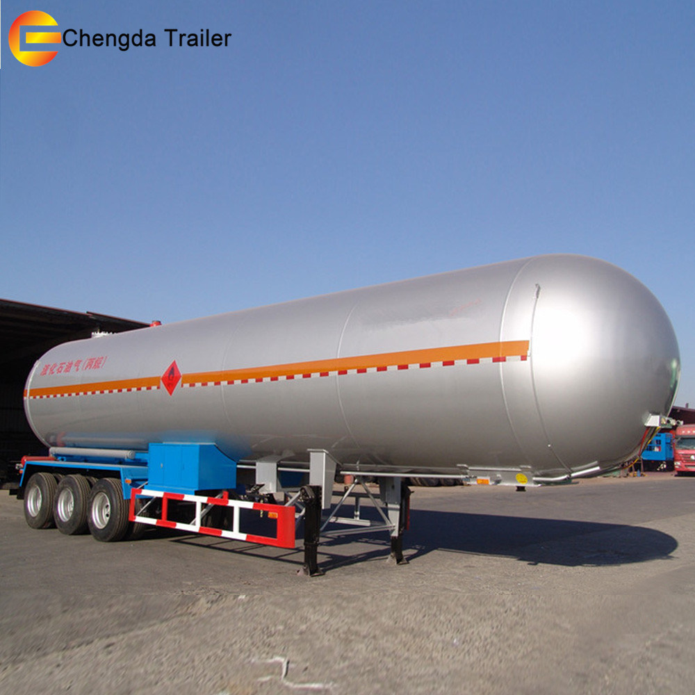 China Trailer Manufacture Tri Axle LPG Tank Trailer