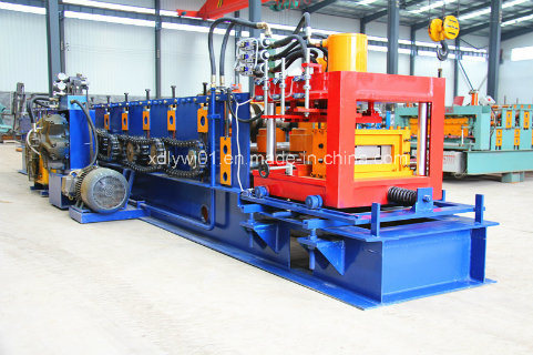 Fast Speed C Purlin Machine with Hydraulic Motor Drivng