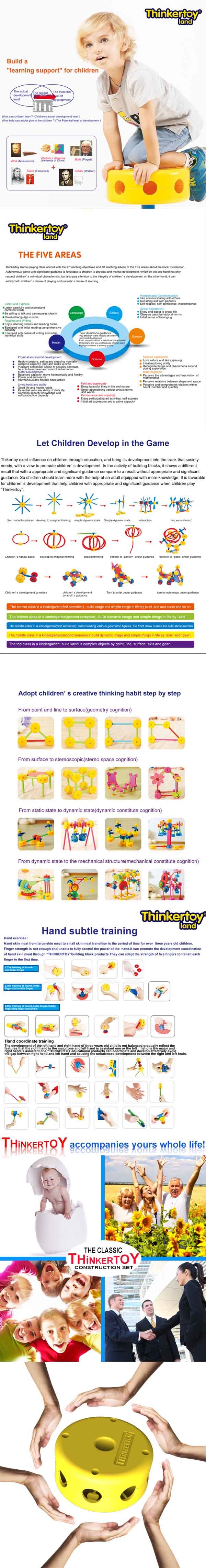 Creative Educational Tools Plastic Building Block Toy for Kid