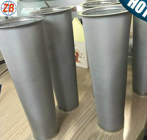 Customized Stainless Steel Woven Wire Mesh Wine/ Coffee Filter Cylinders/Tube/Basket