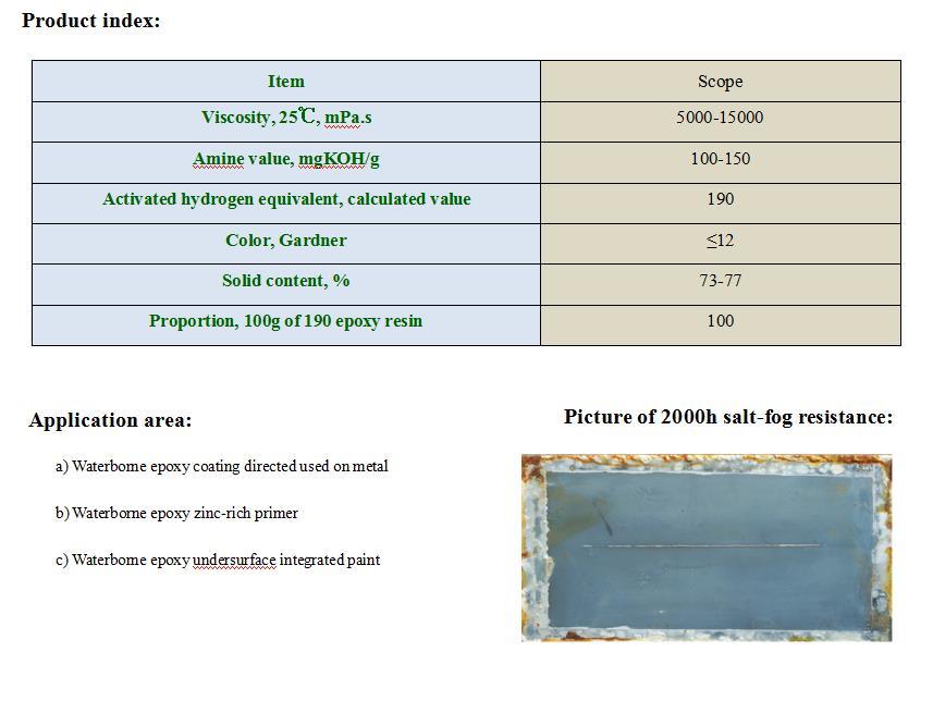 Waterborne Anticorrosive Coating for Industrial Anticorrosion with High Salt Tolerance Fog