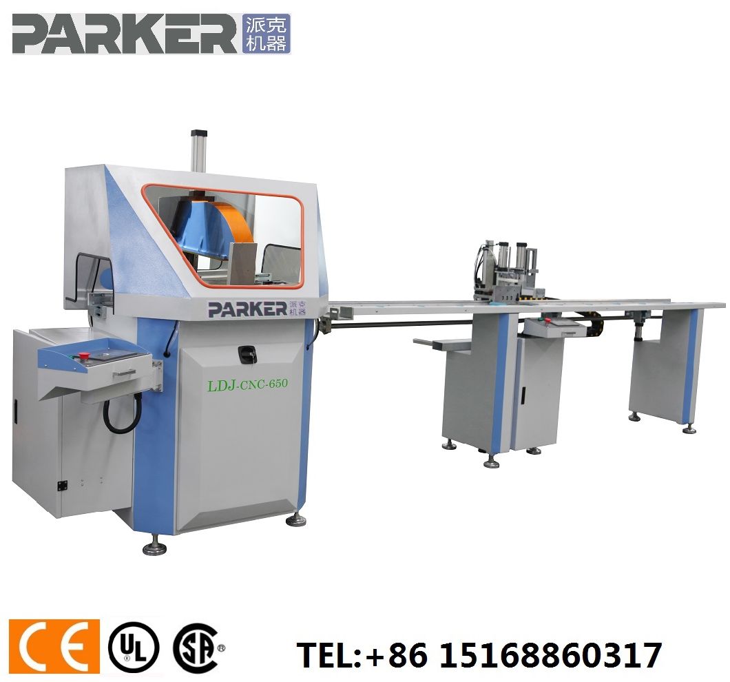 Aluminum Curtain Wall Cutting Double Mitre Saw