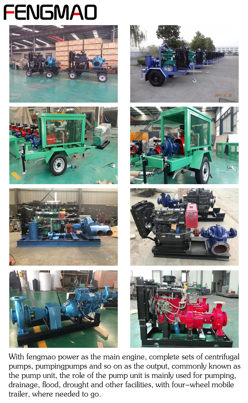 Anti-Flood Mobile Pump Truck Anti-Flood and Anti-Drought Diesel Pumping Unit Diesel Sewage Pump