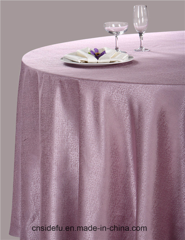 Customized Polyester or Cotton Dining Hotel Table Cloth with Napkin