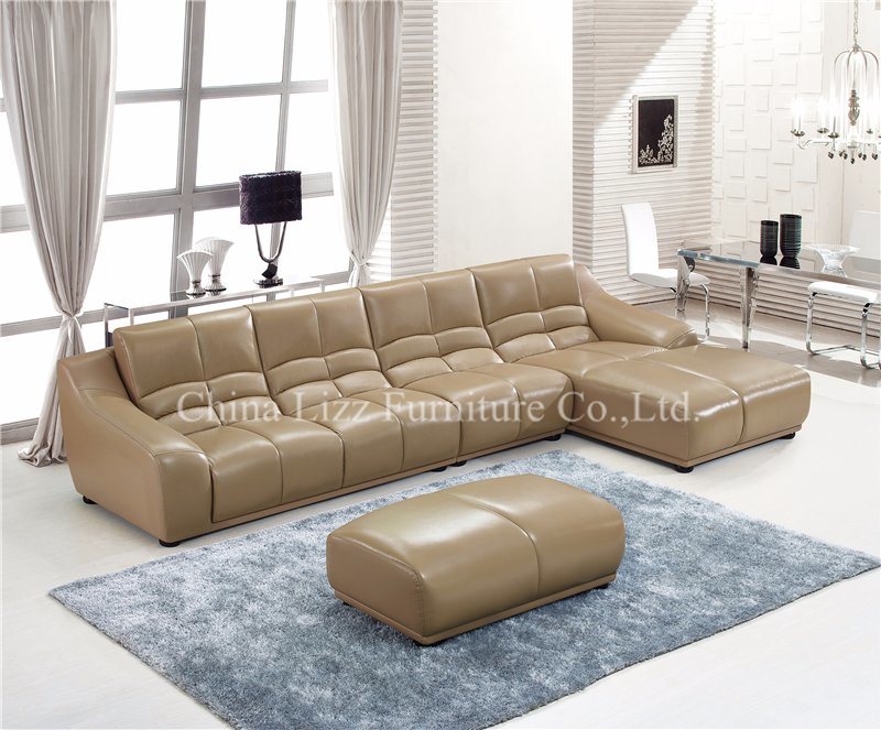 Living Room Design Furniture Classic Wooden Leather Bed