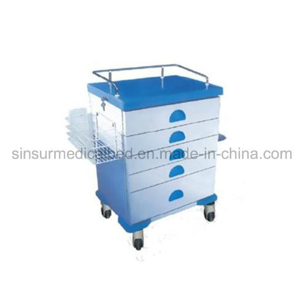 Medical Equipment Stainless Steel Multi-Function Hospital Medicine Delivery Trolley