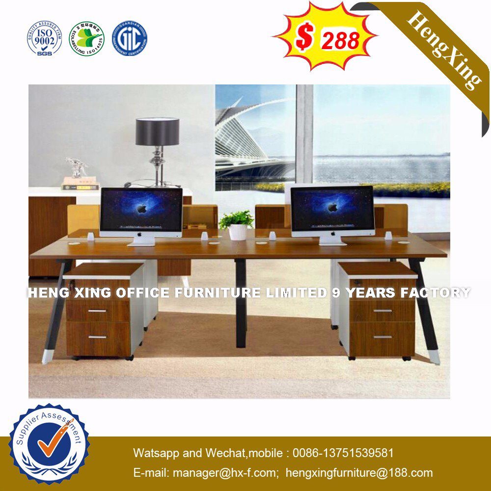 Modern Style Steel Leg Office Table CIF Trade Executive Workstation Desk (HX-8NR0563)