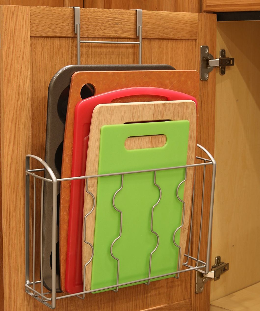 Kitchen Multifunctional Storage Rack with Over Door Hook