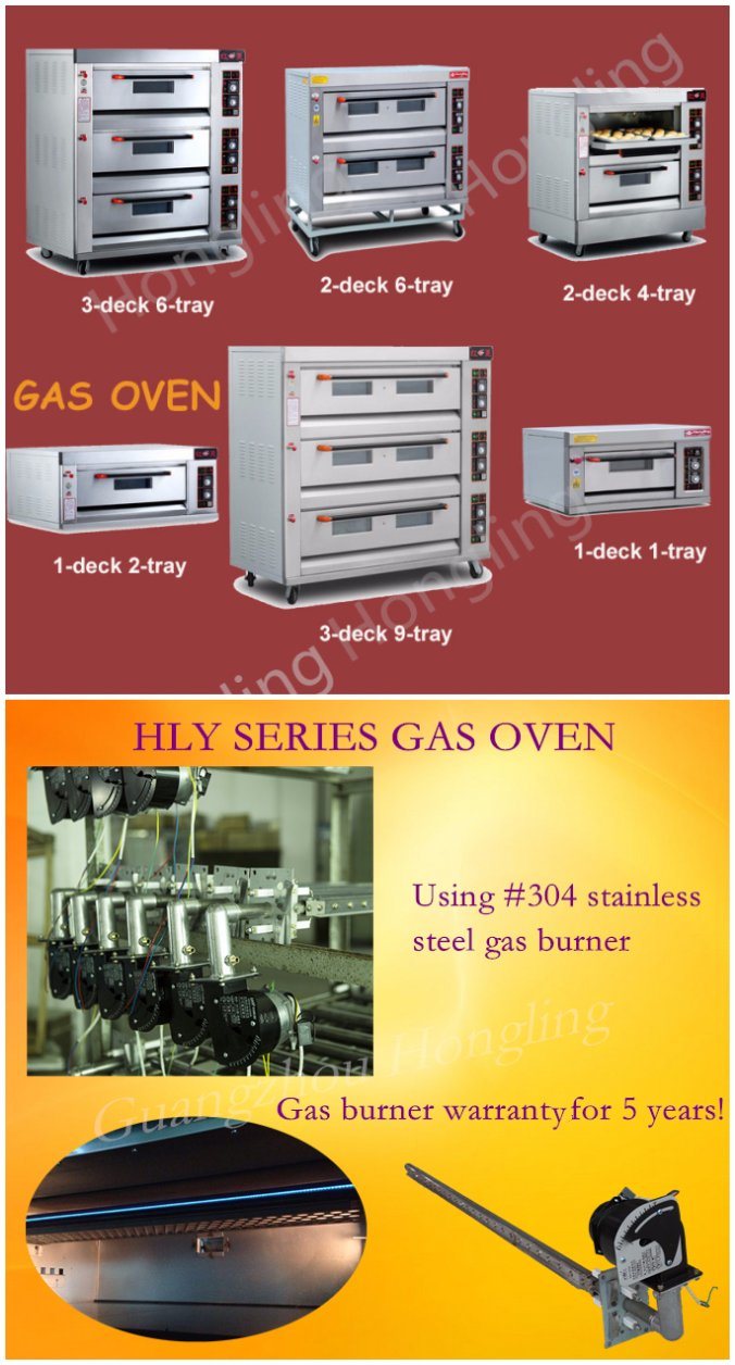 Good Price Single Deck Commercial Gas Bread Oven (HLY-101E)