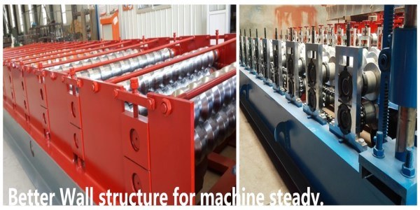 Automatic Roofing Steel Metal Floor Tile Roll Forming Machine