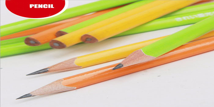 Promotional School Office Stationery Hb Pencils with Colorful Body
