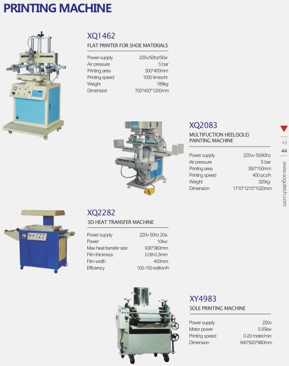 Shoe Heel Pad Printer Printing Machine for Shoe Machinery