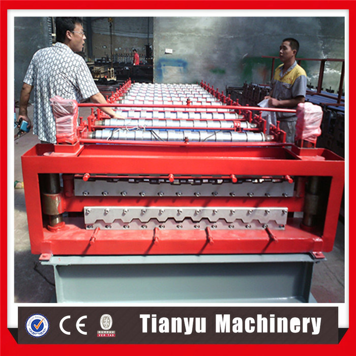 Double Layer Color Steel Roof Sheet Roll Forming Making Machine