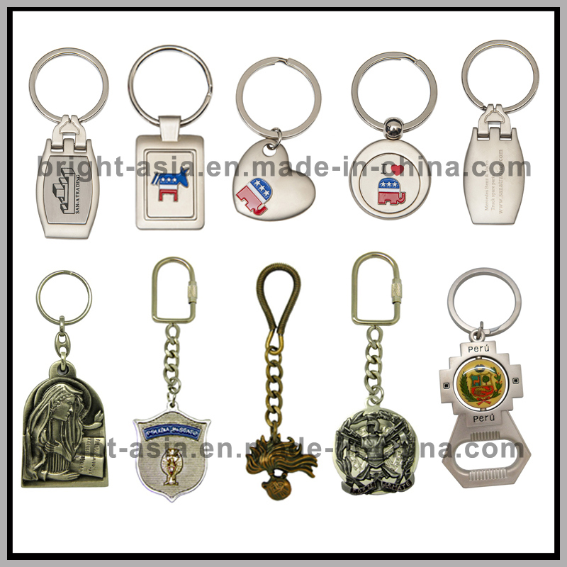 Customized Souvenir Zinc Alloy Key Chain for Promotional Gift (BYH-10676)