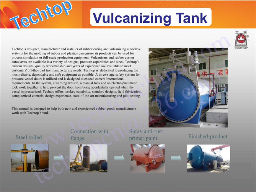 Siemens PLC Rubber Hose Vulcanization Autoclave Vulcanizing Tank Vulcanizer Machine
