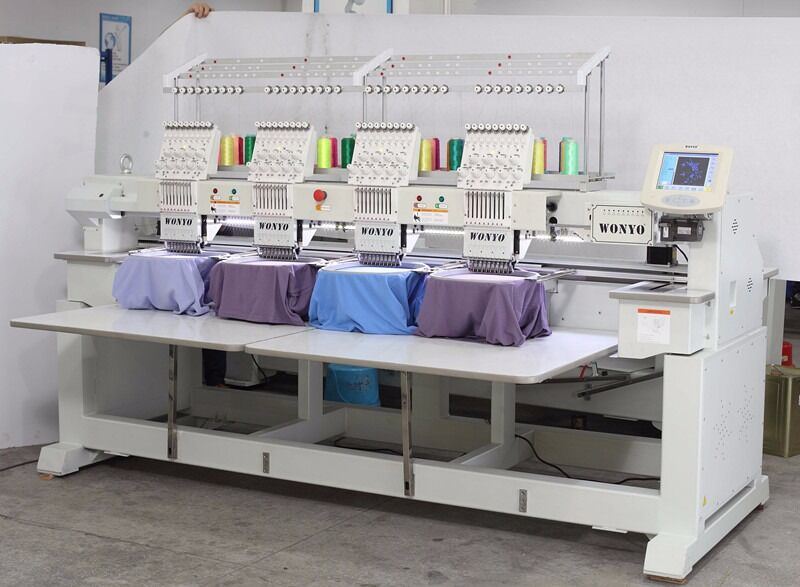 Wonyo 4 Heads Commercial Computerized Embroidery Machine Wy1204c