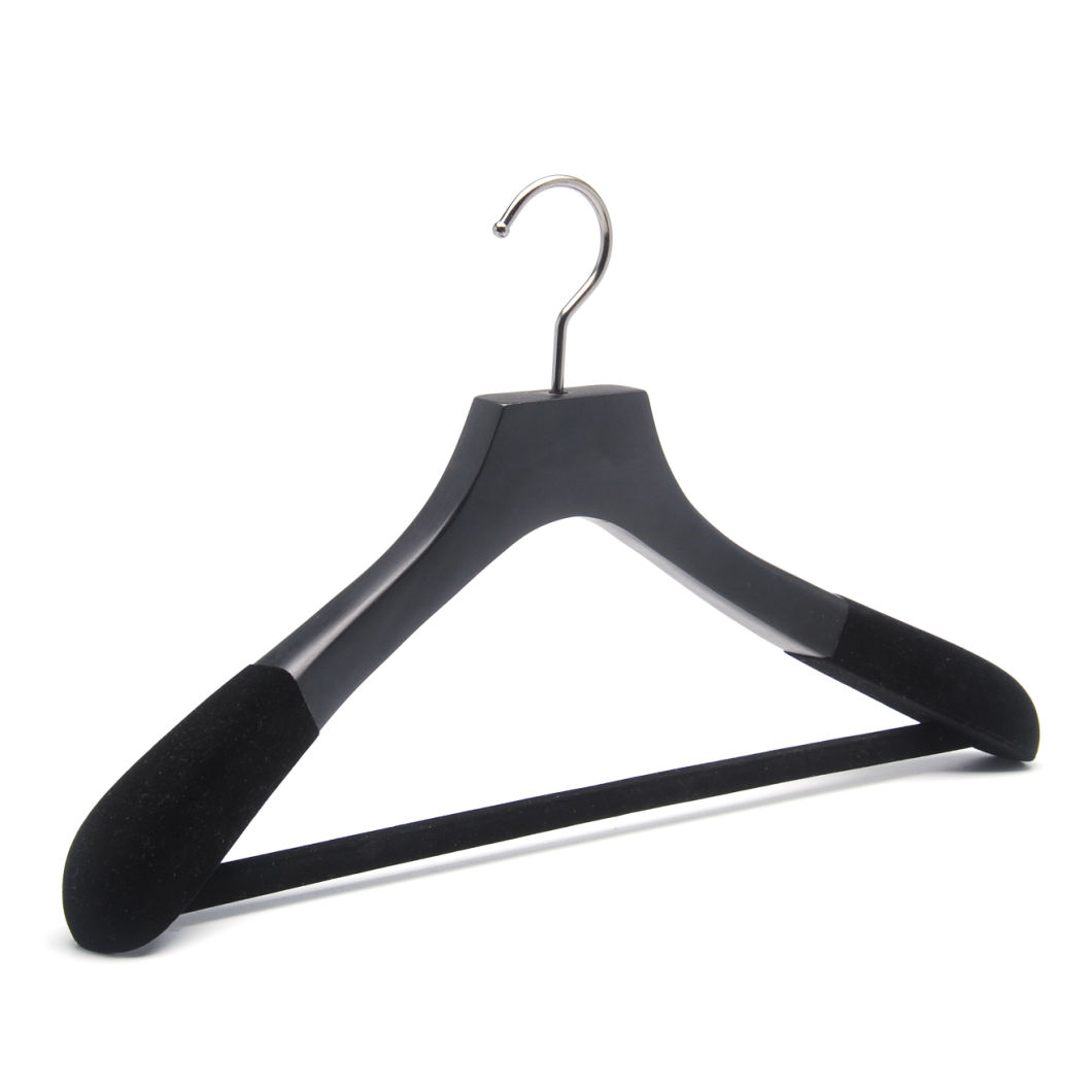 Achino Luxury Handy Crafted Wooden Velvet Padded Hanger