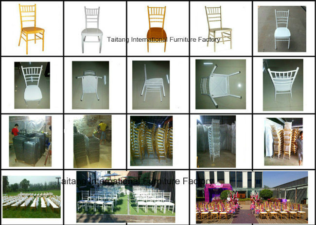 Stacking Wedding Banquet Used Metal Chiavari Chair