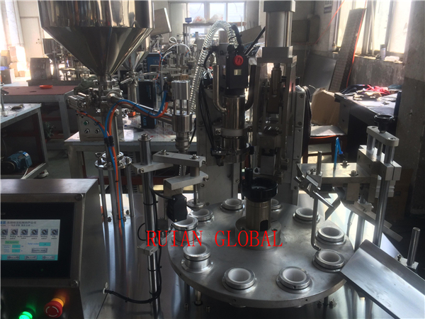 Semi Tube Fill and Seal Machine for Plastic or Aluminum Tube