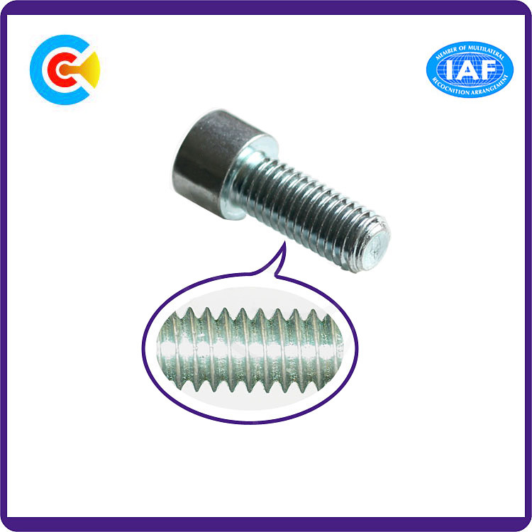 Steel Socket Cap Machine Screw Zinc Plated Hex Cap Screw