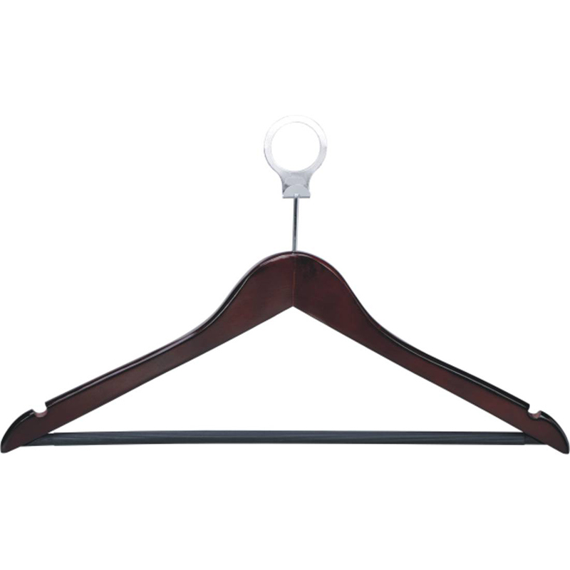 Popular Pants Male Hanger Wooden with Slip Bar